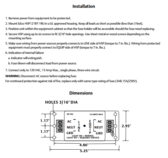 install_HSP121BT-1RU_Series